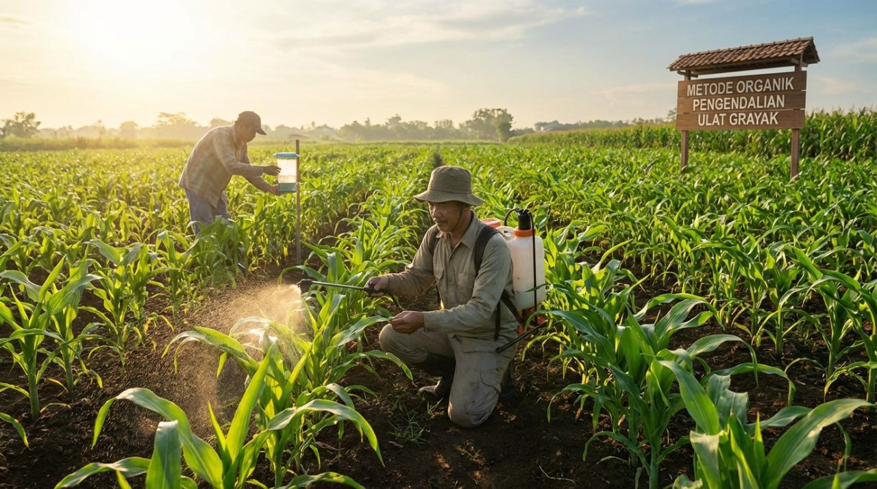 7 Cara Mengatasi Ulat Grayak pada Jagung Paling Ampuh (Panduan 2026)