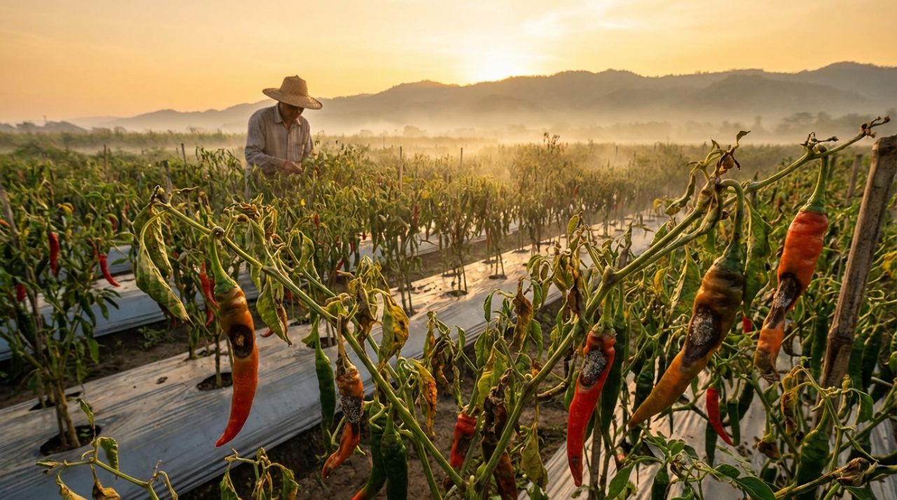 Bagaimana Cara Pengendalian Penyakit Antraknosa Pada Cabai