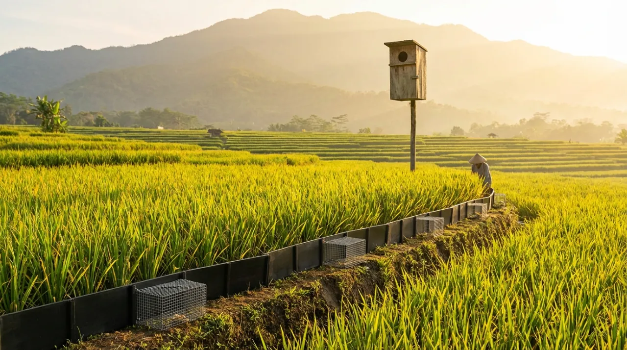 Cara Mencegah Tikus Masuk ke Sawah Paling Ampuh