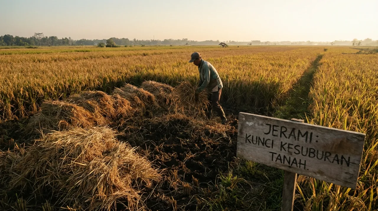 Cara Meningkatkan Kesuburan Tanah Tanpa Biaya Mahal: Panduan Mengolah Jerami